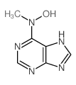 9H-Purin-6-amine,N-hydroxy-N-methyl- structure