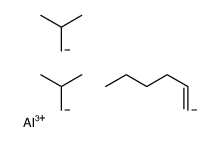 Diisobutyl[(E)-1-hexenyl] aluminum Structure