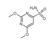 2,6-dimethoxy-pyrimidine-4-sulfonic acid amide Structure