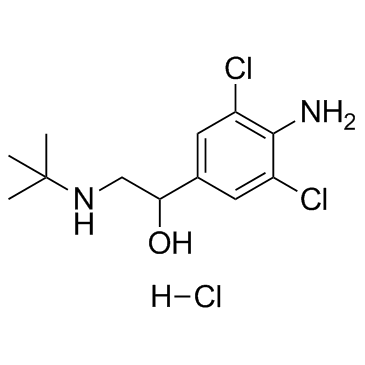 Clenbuterol hydrochloride Structure