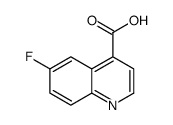 6-氟-喹啉-4-羧酸结构式