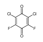 2,6-dichloro-3,5-difluoro-1,4-benzoquinone结构式