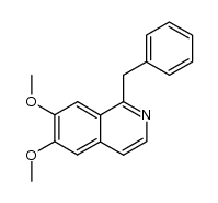 6,7-dimethoxy-1-benzylisoquinoline Structure