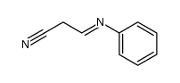 2-cyano-N-phenyl-acetaldimine Structure