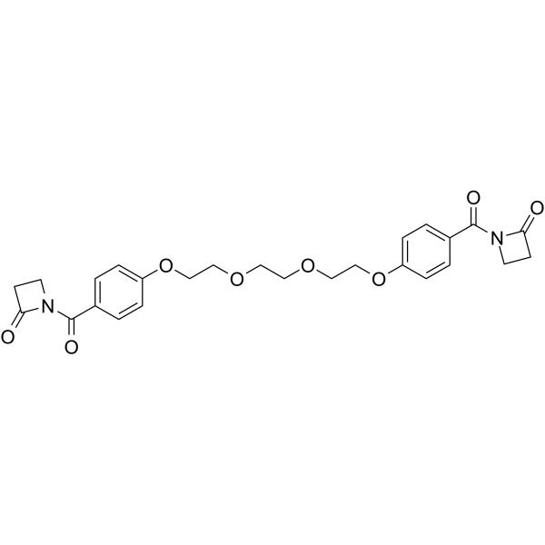 AZD-CO-Ph-PEG4-Ph-CO-AZD结构式