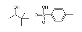 3,3-dimethylbutan-2-ol,4-methylbenzenesulfonic acid Structure