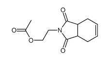 2-(1,3-dioxo-3a,4,7,7a-tetrahydroisoindol-2-yl)ethyl acetate结构式