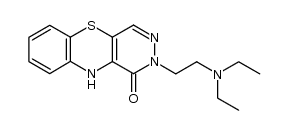 2-(2-diethylamino-ethyl)-2,10-dihydro-benzo[b]pyridazino[4,5-e][1,4]thiazin-1-one结构式