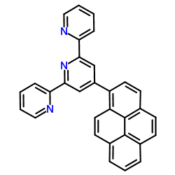 4'-(1-Pyrenyl)-2,2':6',2''-terpyridin Structure