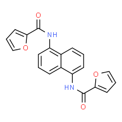 N,N'-1,5-Naphthalenediyldi(2-furamide)结构式