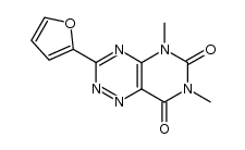 3-furan-2-yl-5,7-dimethyl-5H-pyrimido[4,5-e][1,2,4]triazine-6,8-dione Structure