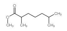 2,6-DIMETHYLHEPTANOIC ACID METHYL ESTER Structure