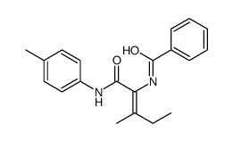 Benzamide, N-[2-methyl-1-[[(4-methylphenyl)amino]carbonyl]-1-butenyl]- (9CI)结构式