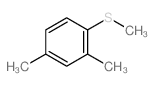 Benzene, 2,4-dimethyl-1- (methylthio)-结构式