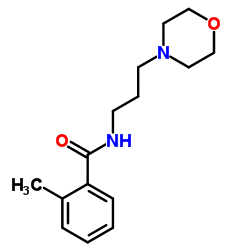 2-Methyl-N-[3-(4-morpholinyl)propyl]benzamide Structure