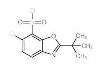 2-叔丁基-6-氯苯并噁唑-7-磺酰氯图片