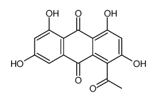 5-ACETYL-1,3,6,8-TETRAHYDROXYANTHRAQUINONE Structure