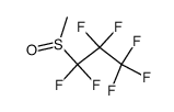 1,1,1,2,2,3,3-heptafluoro-3-methanesulfinyl-propane Structure