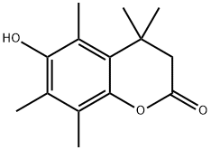 6-HYDROXY-4,4,5,7,8-PENTAMETHYL-3,4-DIHYDROCOUMARIN Structure