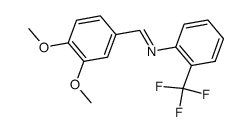 2-trifluoromethyl-N-veratryliden-aniline Structure