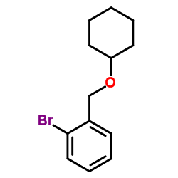 1-Bromo-2-[(cyclohexyloxy)methyl]benzene structure