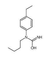 (9CI)-n-丁基-n-(4-乙基苯基)-脲结构式