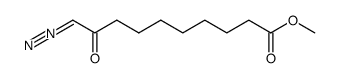 methyl 10-diazo-9-oxodecanoate Structure