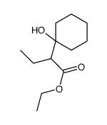 ethyl alpha-ethyl-1-hydroxycyclohexaneacetate结构式