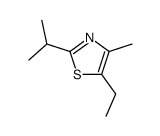 Thiazole, 5-ethyl-4-methyl-2-(1-methylethyl)- Structure