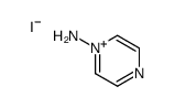 pyrazin-1-ium-1-amine,iodide Structure