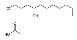 acetic acid,1-chloroundecan-4-ol Structure