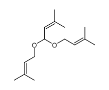 3-methyl-1,1-bis(3-methylbut-2-enoxy)but-2-ene结构式