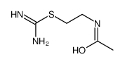 2-acetamidoethyl carbamimidothioate Structure