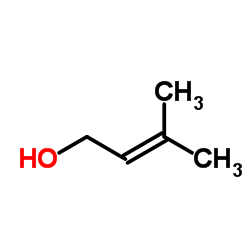 3-Methyl-2-buten-1-ol Structure