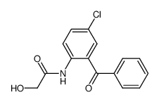 2'-Benzoyl-4'-chlor-2-hydroxyacetanilid Structure