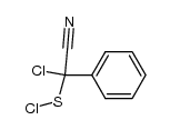 chloro(cyano)(phenyl)methyl hypochlorothioite Structure