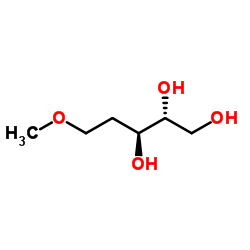 2-Deoxy-1-O-methyl-D-erythro-pentitol structure