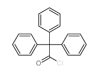 Benzeneacetyl chloride,a,a-diphenyl- structure