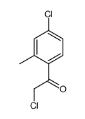 Ethanone, 2-chloro-1-(4-chloro-2-methylphenyl)- (9CI) structure