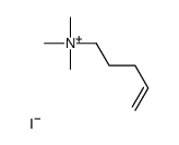 trimethyl(pent-4-enyl)azanium,iodide结构式