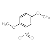 1-iodo-2,5-dimethoxy-4-nitro-benzene structure