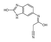 2-cyano-N-(2-oxo-1,3-dihydrobenzimidazol-5-yl)acetamide Structure