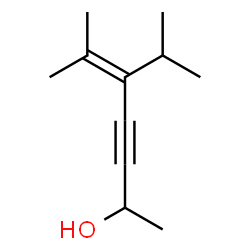 5-Hepten-3-yn-2-ol,6-methy structure