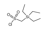 (Triethylsilyl)-methansulfonylchlorid Structure