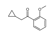 Ethanone, 2-cyclopropyl-1-(2-methoxyphenyl)- (9CI) Structure