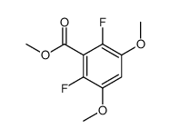 2,6-二氟-3,5-二甲氧基苯甲酸甲酯结构式