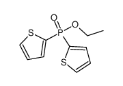 ethyl bis(thiophen-2-yl)phosphinate结构式