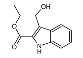 Ethyl 3-(hydroxymethyl)-1H-indole-2-carboxylate结构式