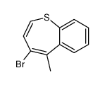 4-Brom-5-methyl-1-benzothiepin结构式