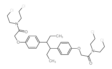 2-[4-[4-[4-[bis(2-chloroethyl)carbamoylmethoxy]phenyl]hexan-3-yl]phenoxy]-N,N-bis(2-chloroethyl)acetamide picture